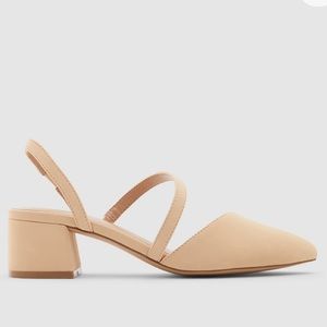 NWOT Call it Spring Nude Block Heels